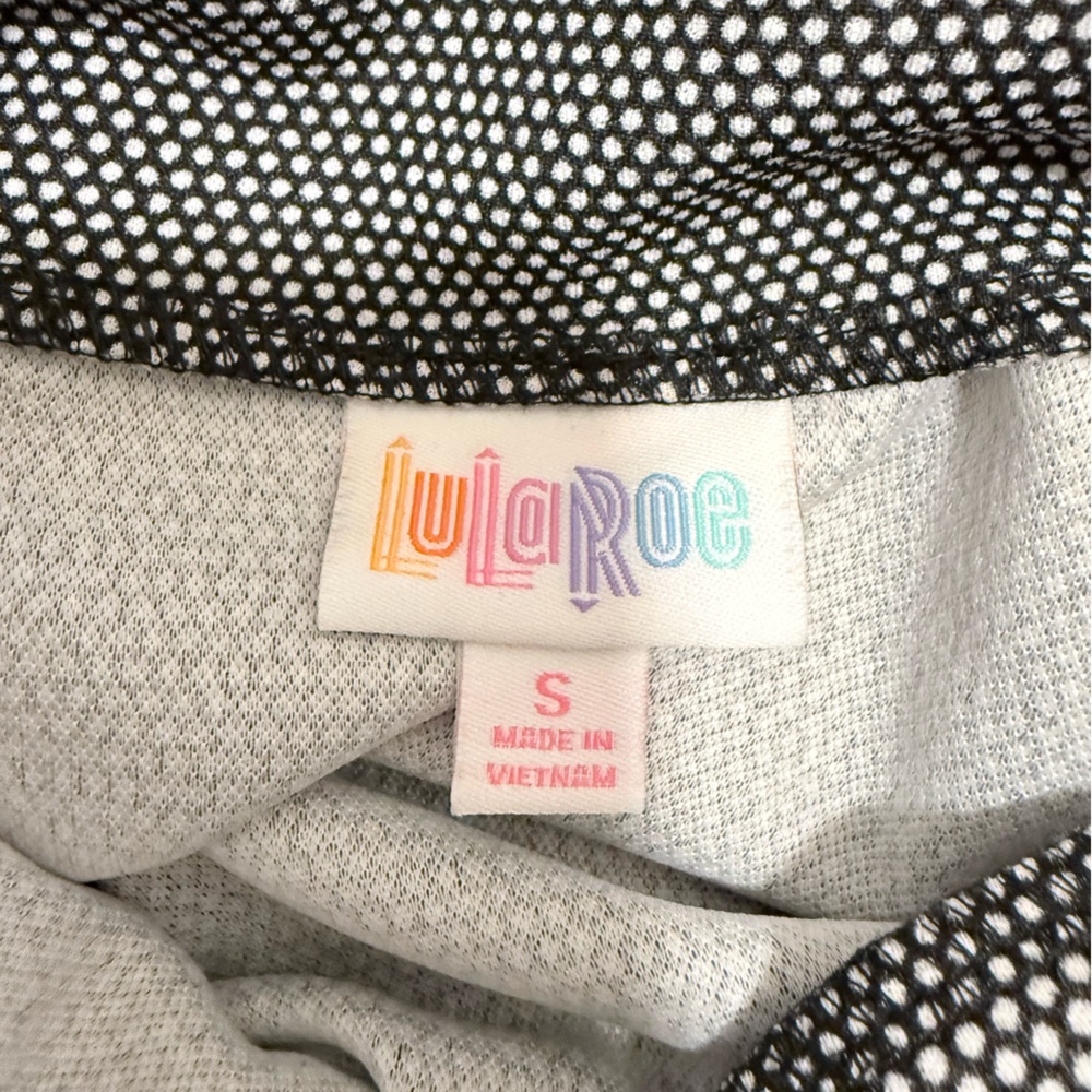 LuLaRoe Black and White Dot Pencil Skirt NWT - Picture 5 of 7